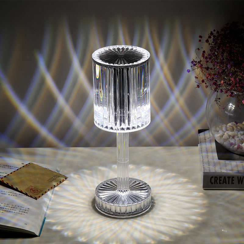 Diamond Table Lamp Crystal Touch Control Color Changing Light lamp