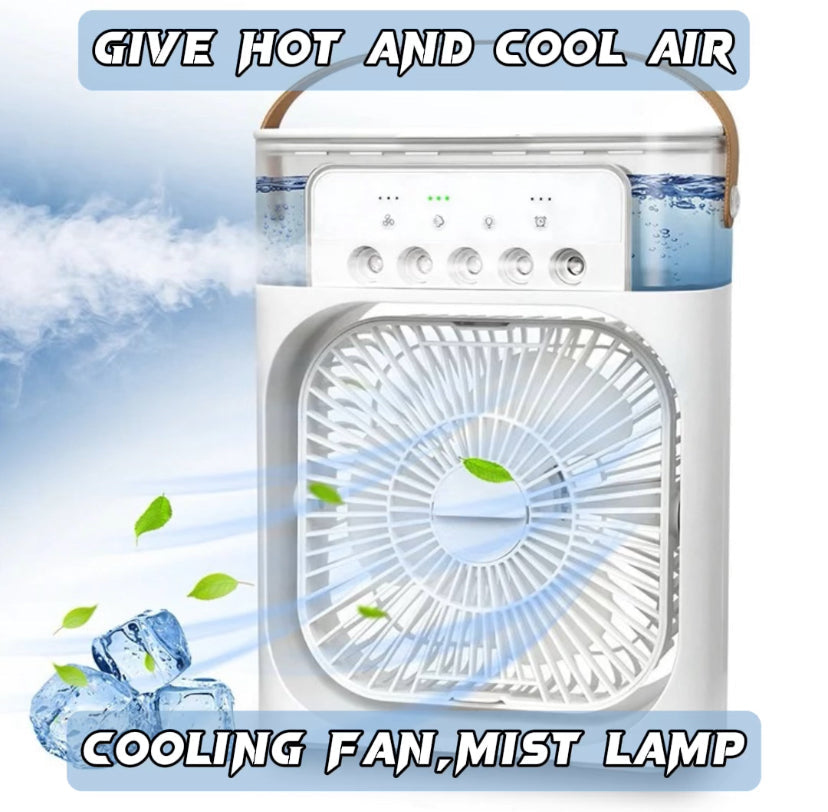 3 in 1 cooling fan with humidifier