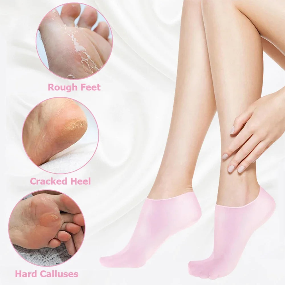 Anti Crack & Pain Relief Moisturizer Full Feet Healing Socks - Pack Of 3