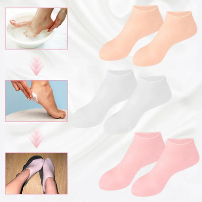 Anti Crack & Pain Relief Moisturizer Full Feet Healing Socks - Pack Of 3