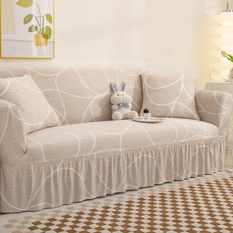 🛋️ Stretch Sofa Cover – Stylish Protection & Comfort for Your Living Space