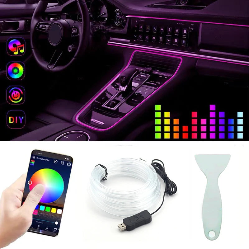 Smart Car Interior LED Strip Lights