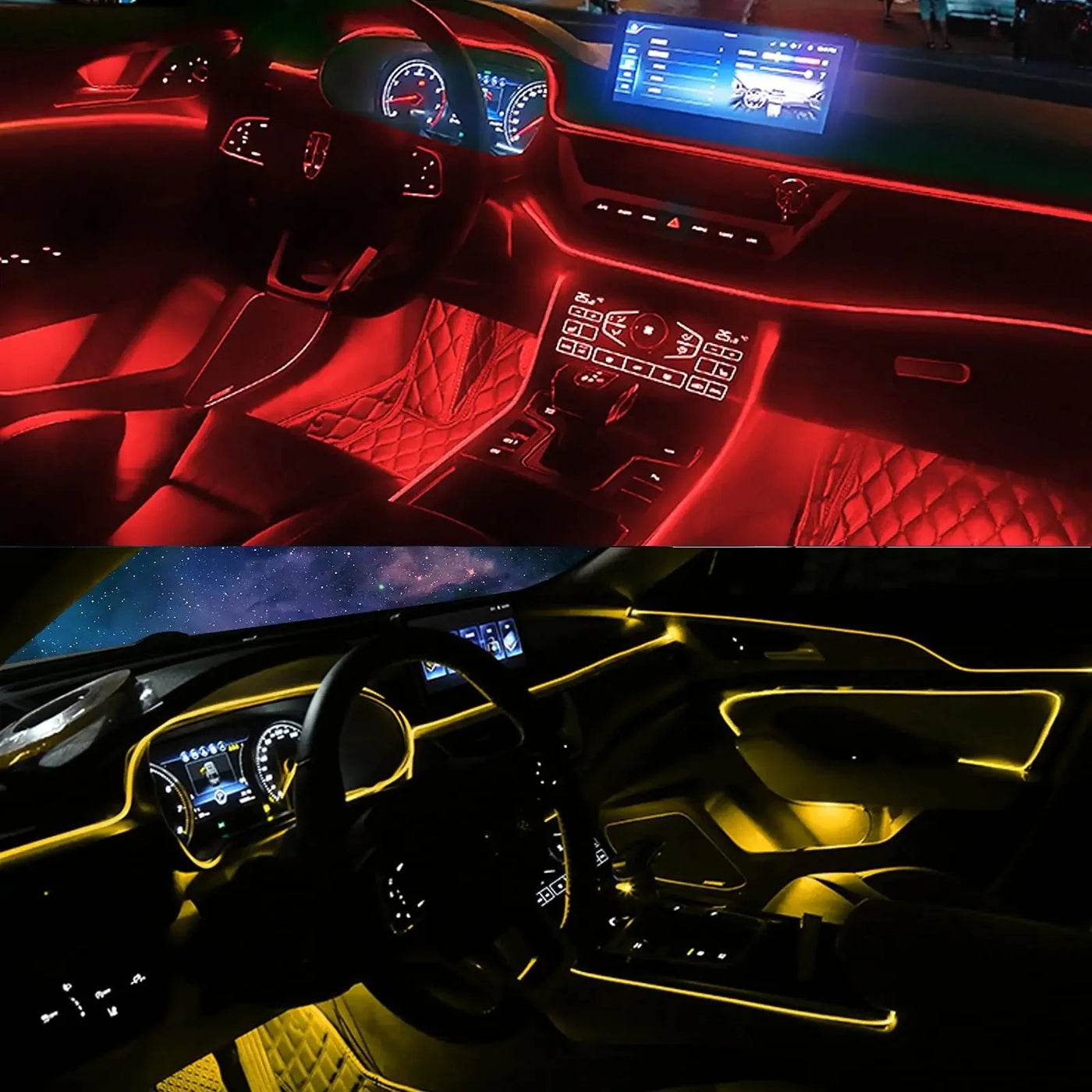 Smart Car Interior LED Strip Lights