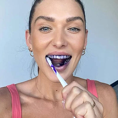 Cigarette & Paan Stain Remover Teeth Whitening Hi-Smiles Paste From Yellow To White